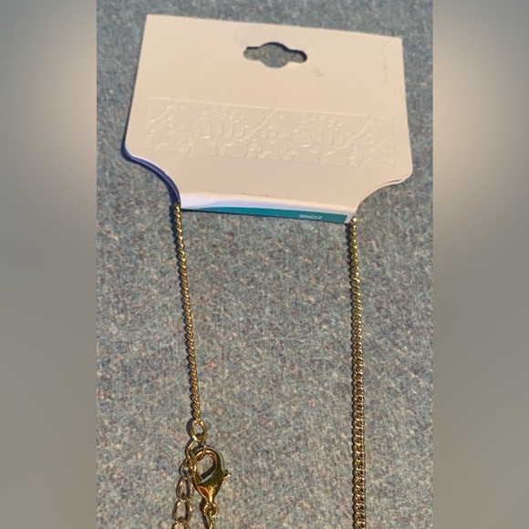 Vintage Necklace Boho Giraffe Enamel Pendant Ombré Turquoise Green - Picture 3 of 8